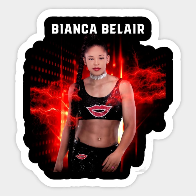 Bianca Belair Sticker by Crystal and Diamond